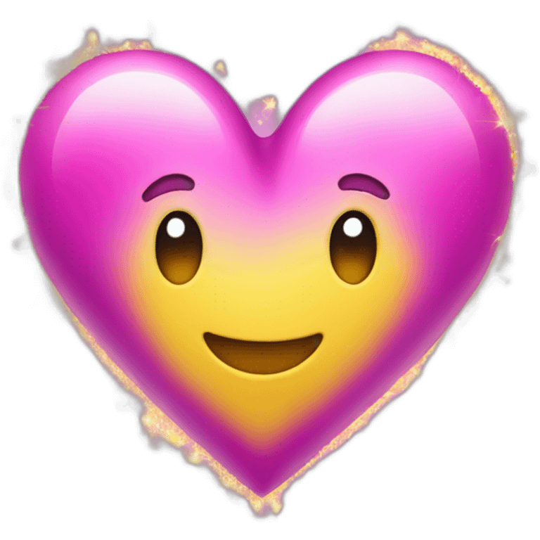 pink-and-purple-heart-with-yellow-sparkles emoji