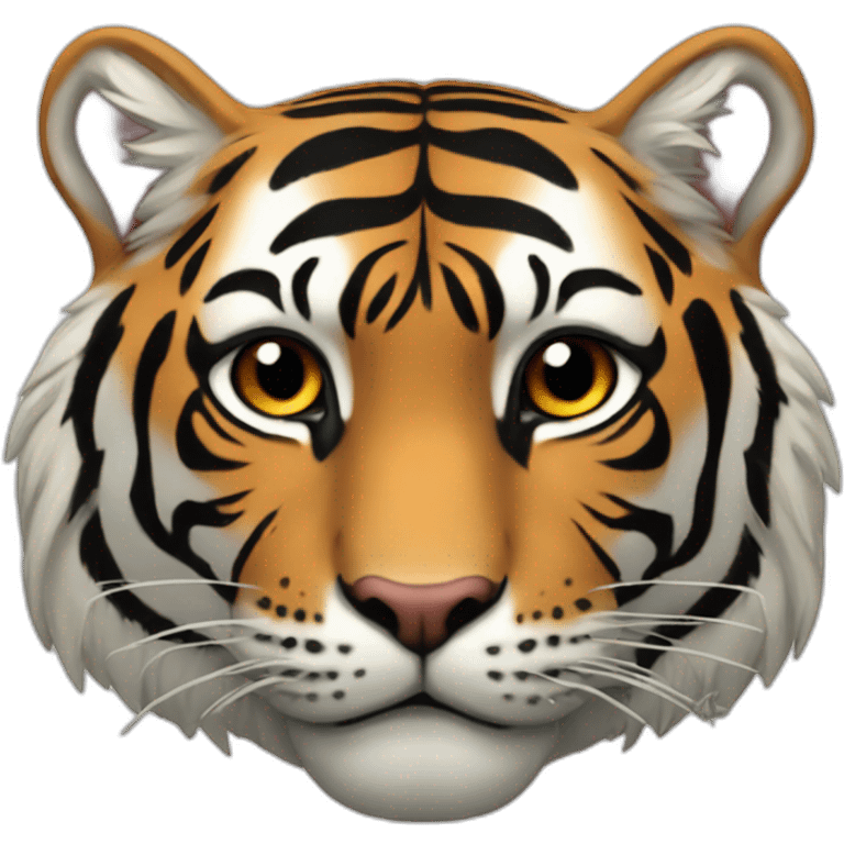 Tigre avec coeur emoji