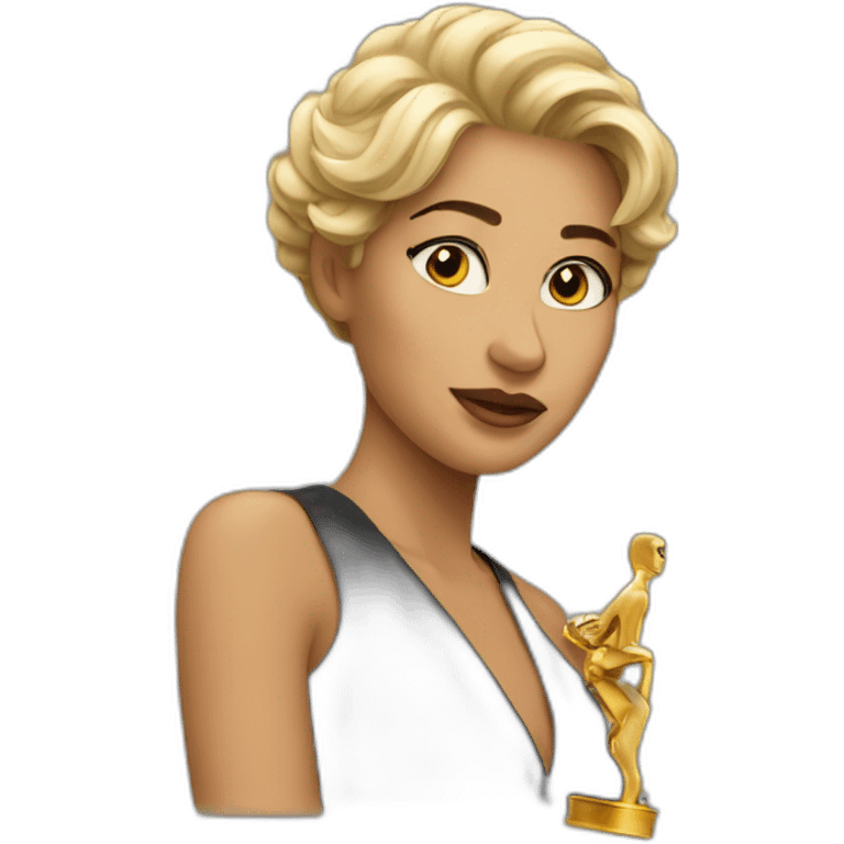 actress with oscar emoji