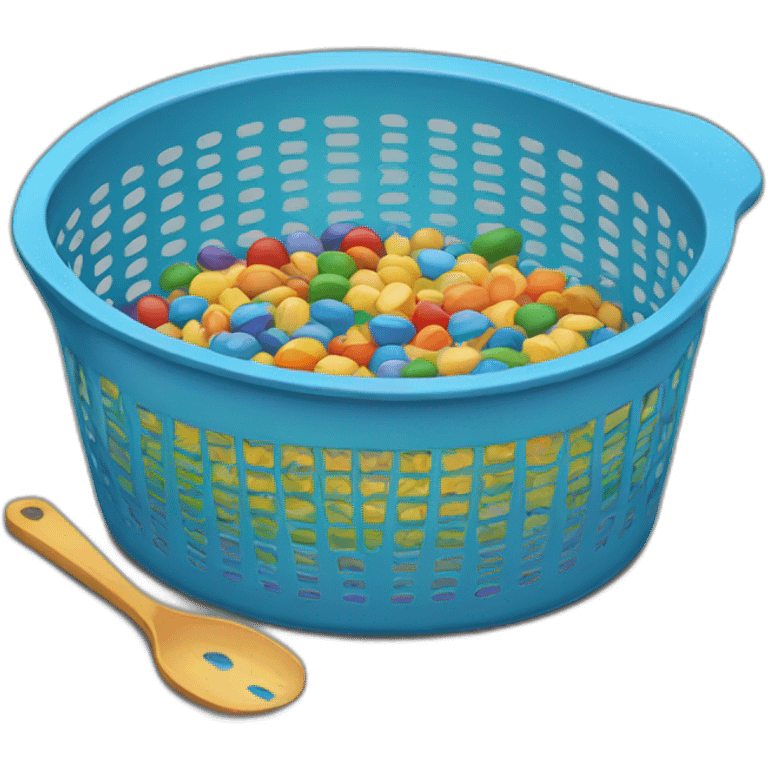 colorful sieve emoji