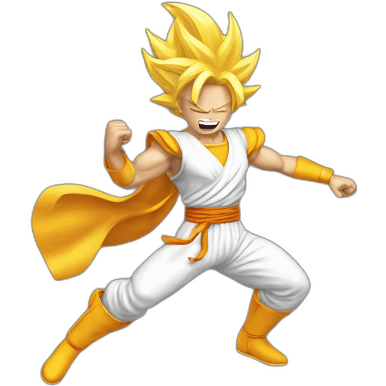 super saiya dancing emoji