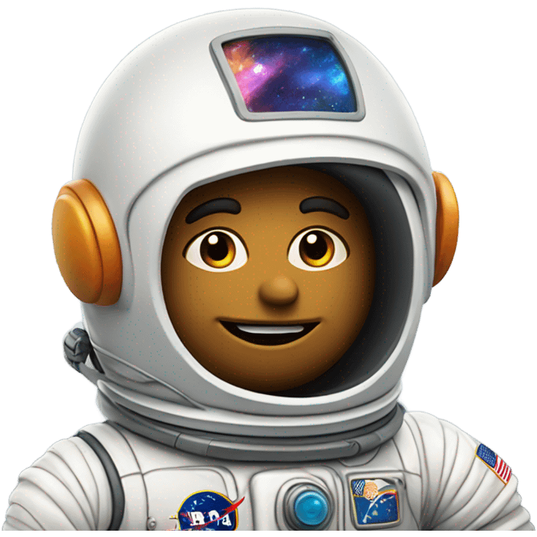 Silly astronaut  emoji