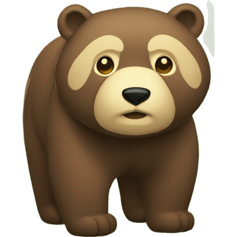 Oso de bosque emoji