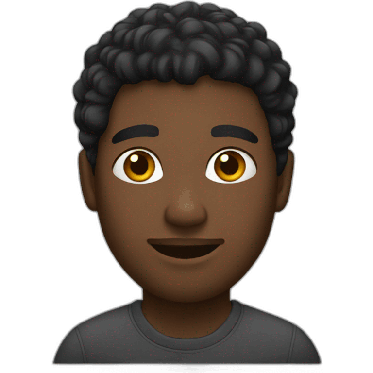 Black albine guy emoji