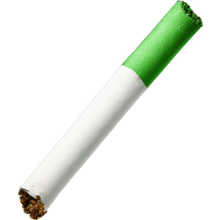 Green cigarette emoji