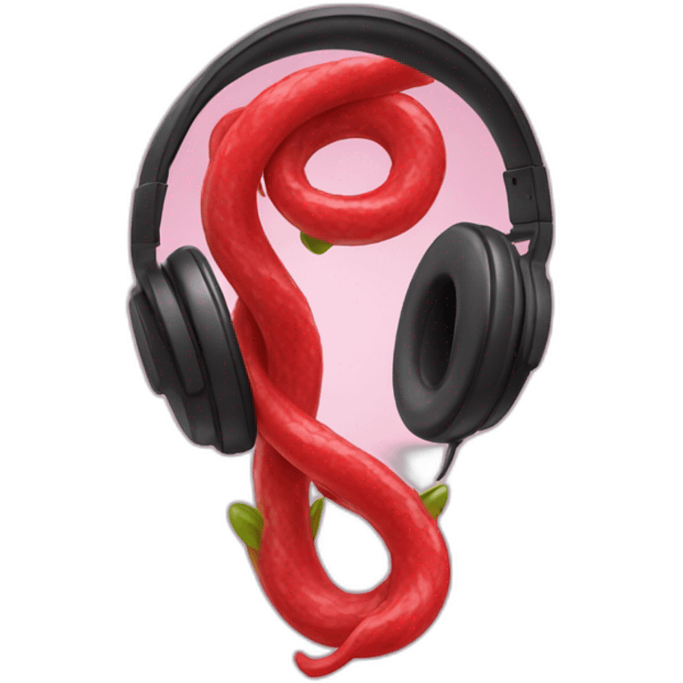 red vines with headphones emoji