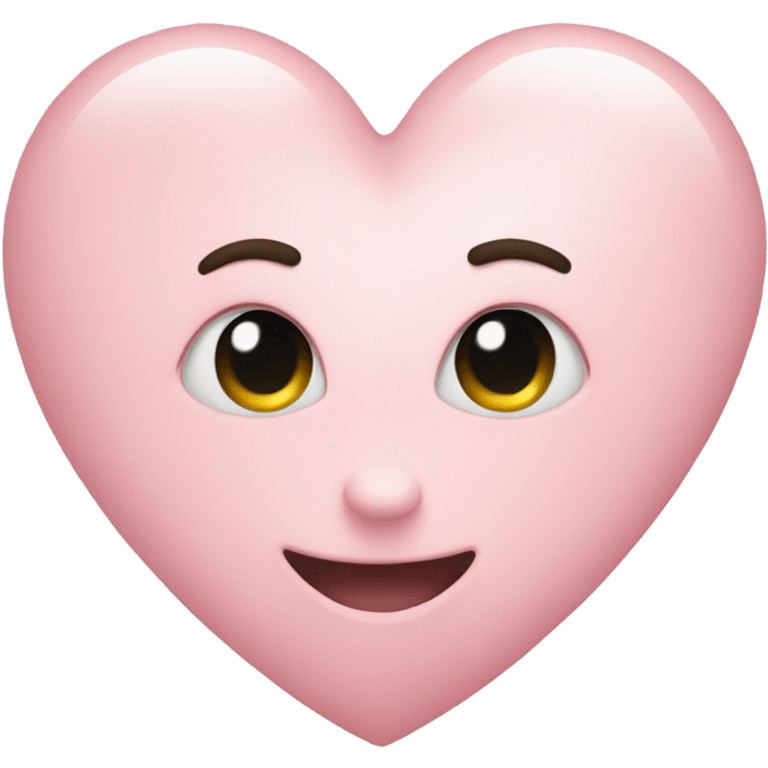 light pink heart emoji