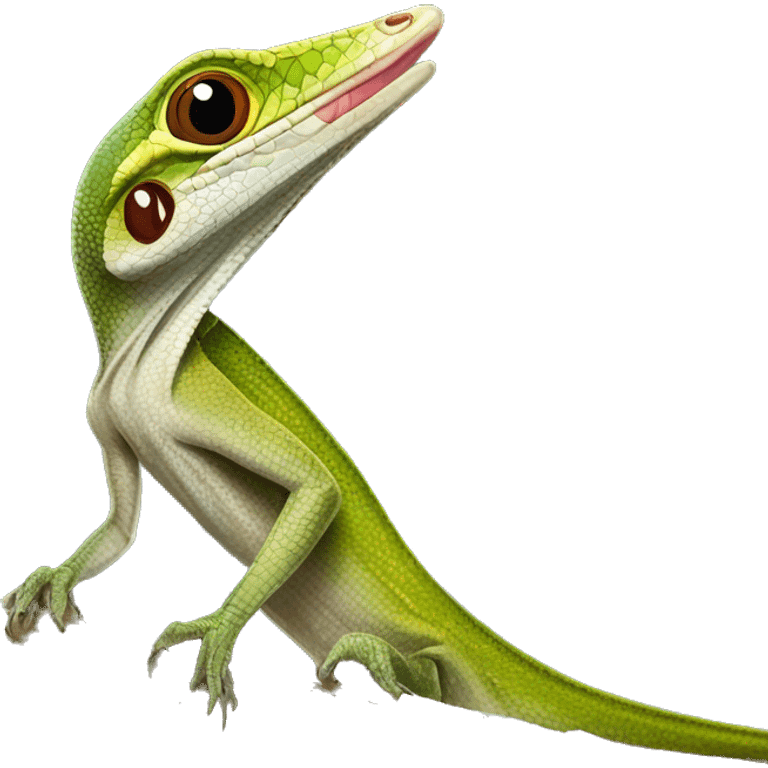 Sharp-mouthed Lizard Puerto Rico 
Anolis pulchellus emoji