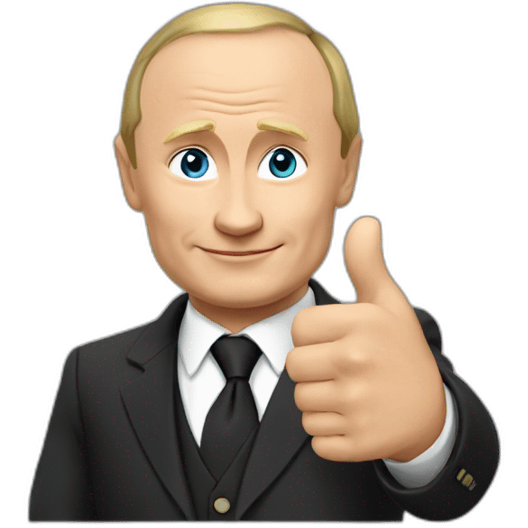 putin thumb up emoji