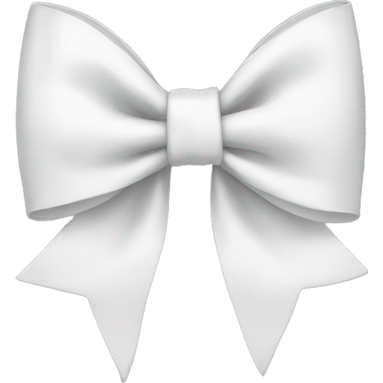 white bow emoji