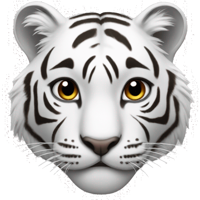 white tiger emoji