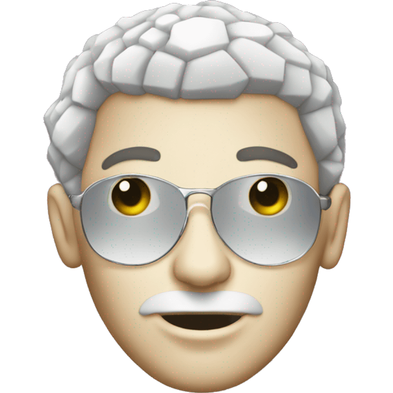 a man with a white skin color in the form of a disco ball



 emoji