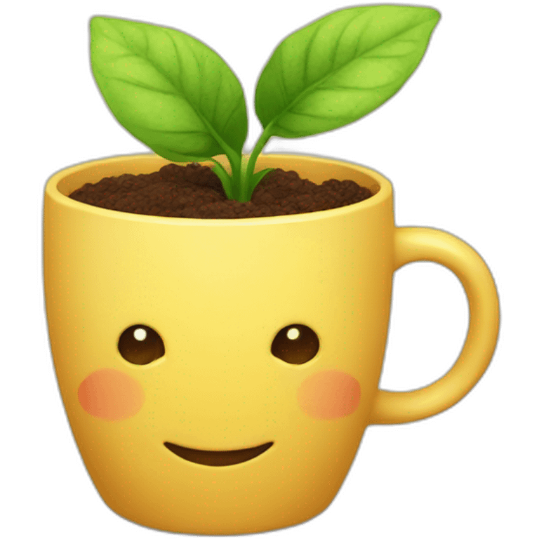 A plant in a cup emoji