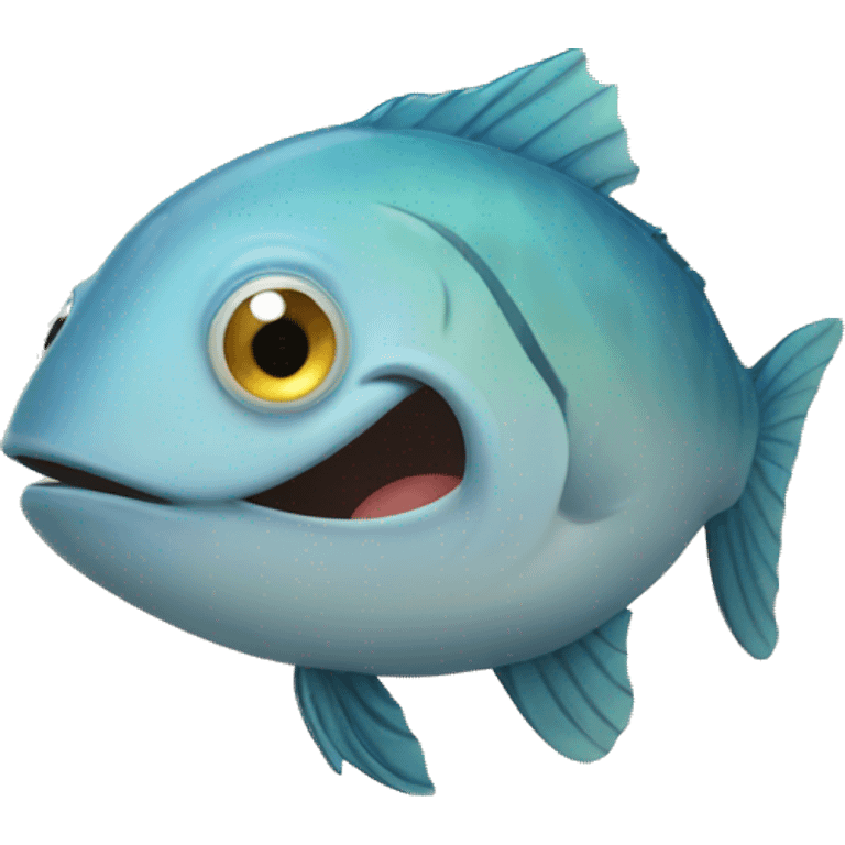 Fish singing a song  emoji