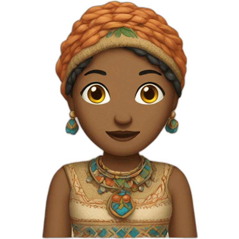 woman in Berber dress emoji