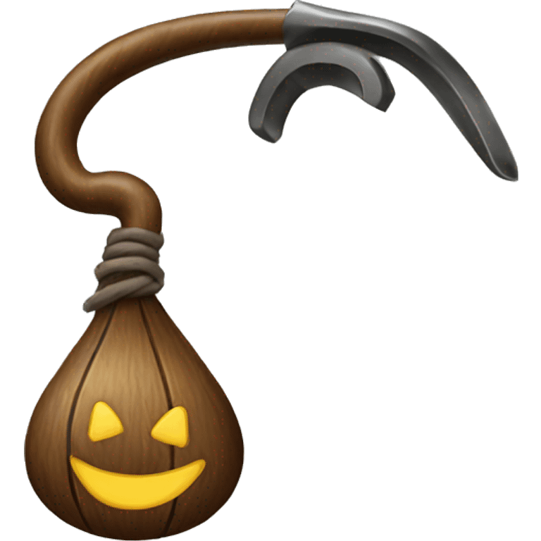 a hook emoji