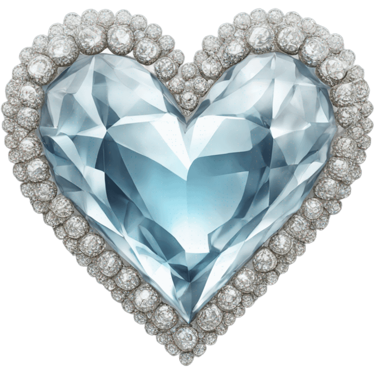  heart with diamond style emoji