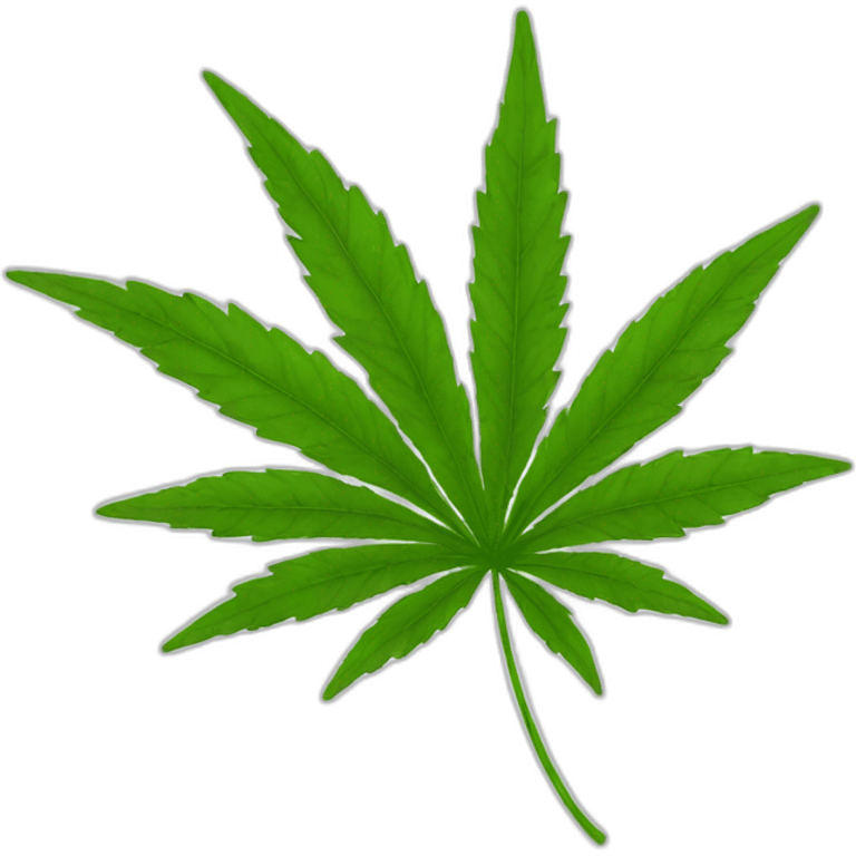 Weed leaf emoji