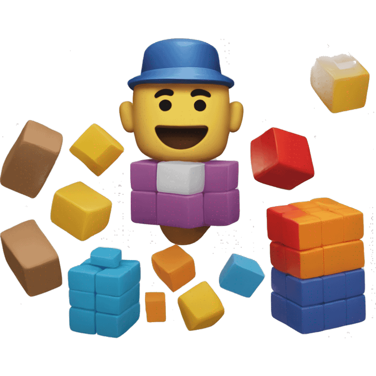 Toy blocks emoji