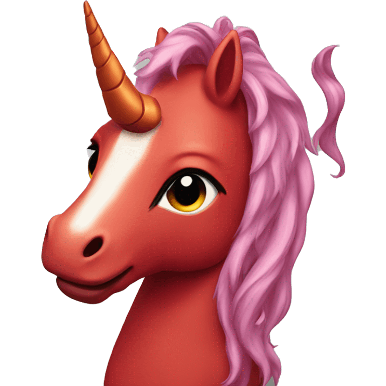 Red Unicorn emoji