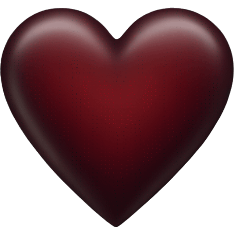 dark red heart emoji