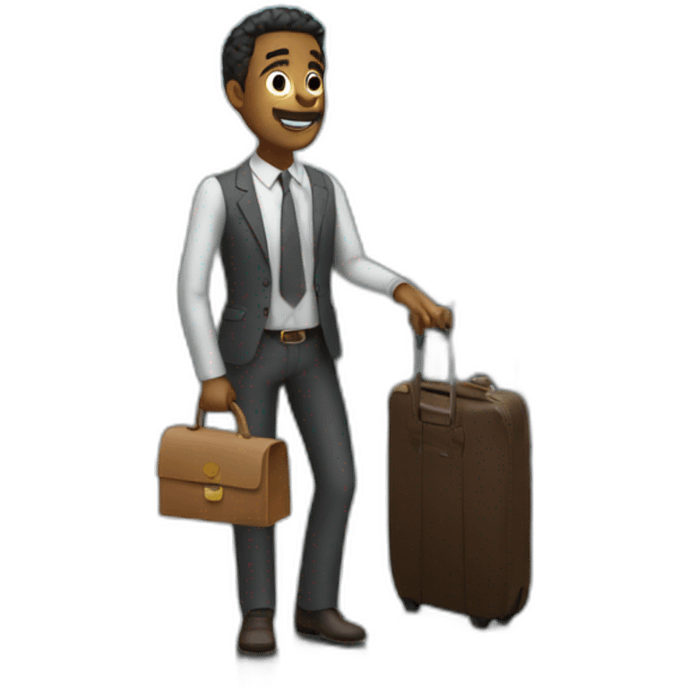 traveling salesman emoji