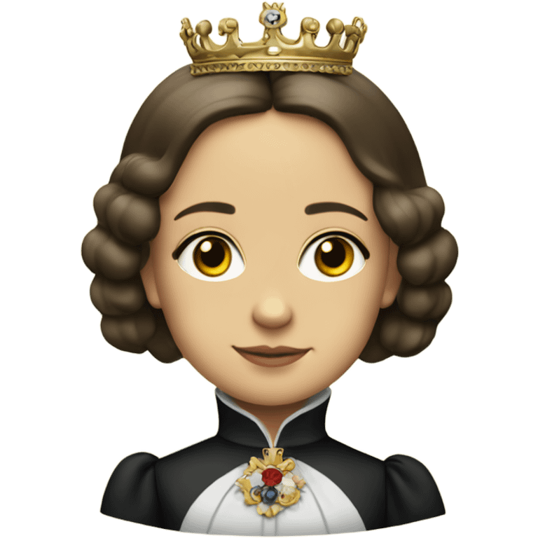 young queen victoria in 21st century emoji