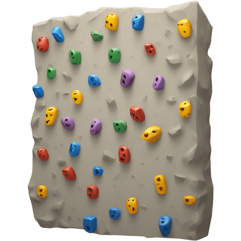 Climbing wall emoji