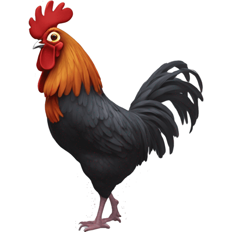 Un coq qui danse emoji