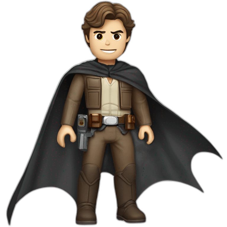 Han Solo as batman emoji