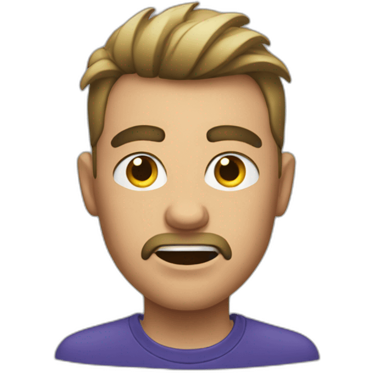 Gay guy who is angry emoji