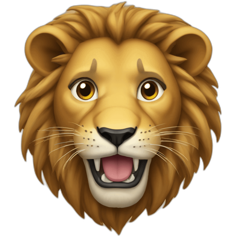 lion qui mange emoji