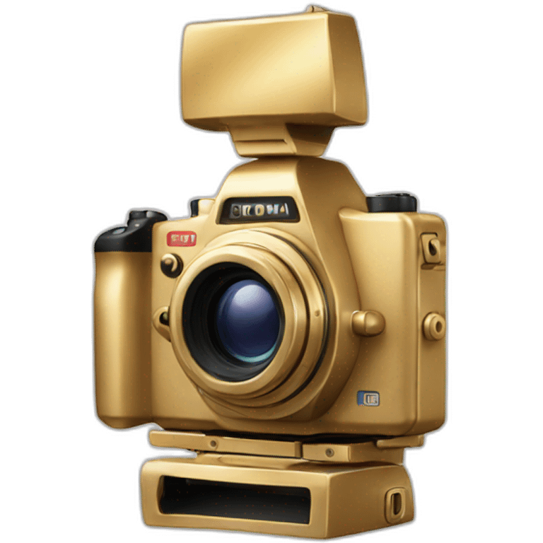 Camera gold  emoji