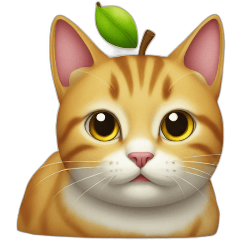 apple-cat emoji