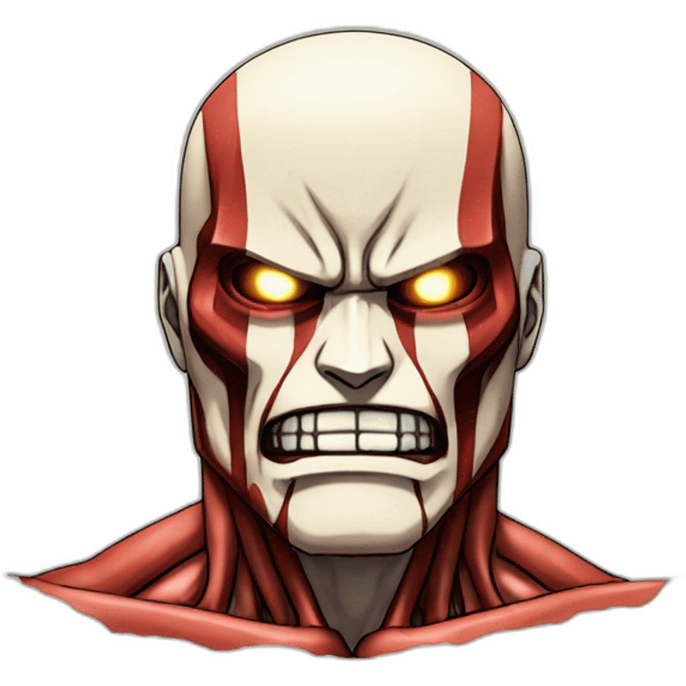 The colossal titan, Shingeki no Kyojin emoji