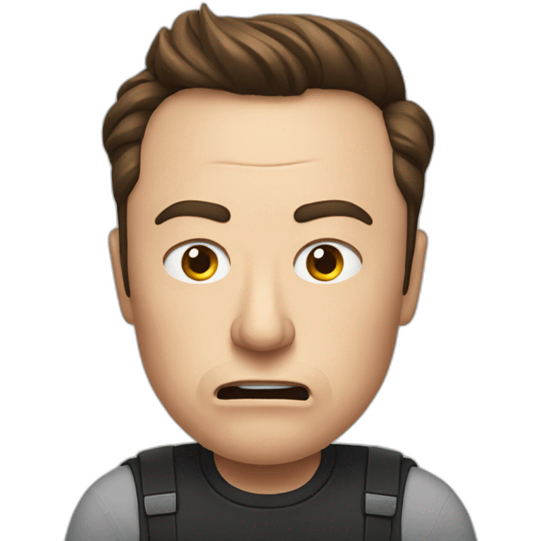 elon musk angry emoji