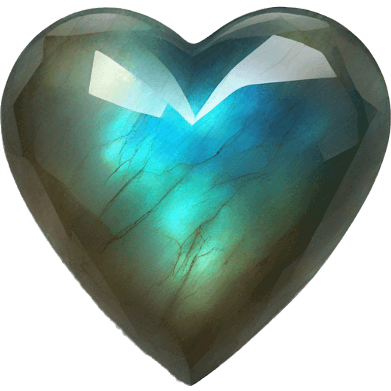 Labradorite heart emoji