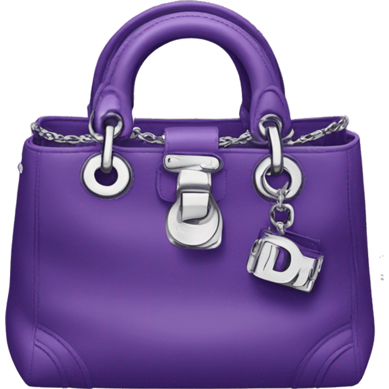 Dior purple bag emoji