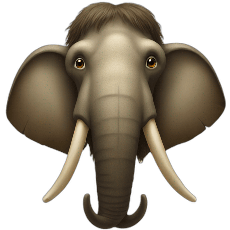 Mammoths head emoji