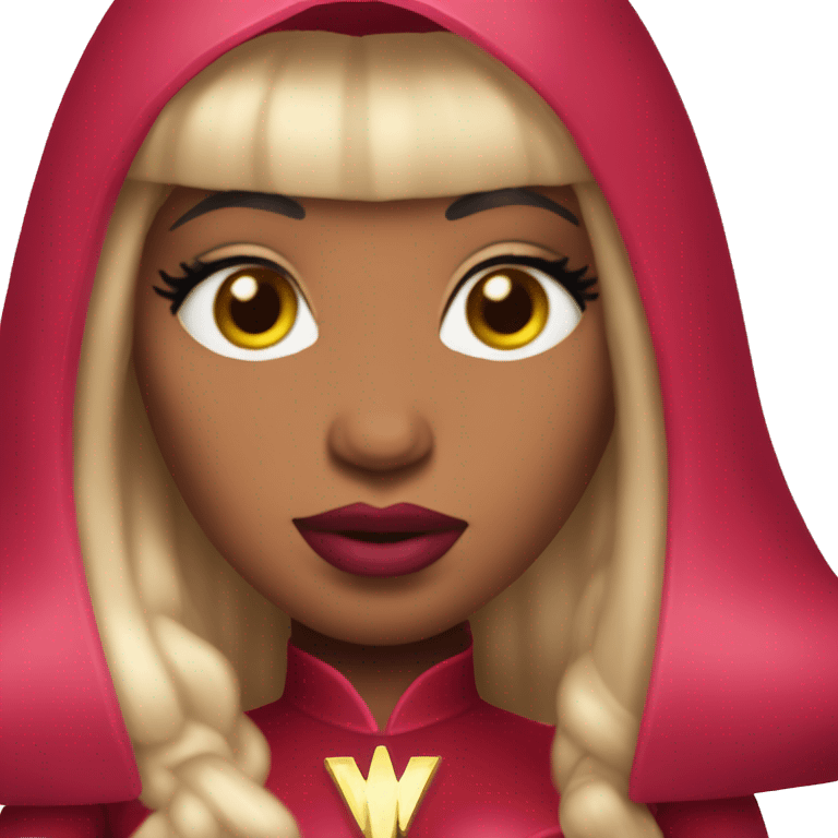 Nicki minaj in a scarlet witch outfit emoji