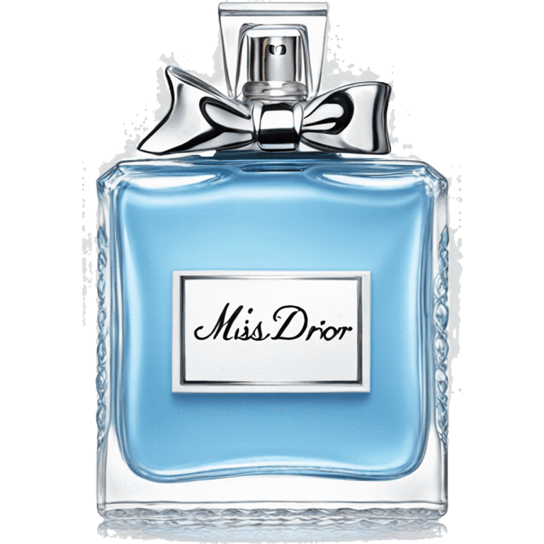 Baby blue Miss dior perfume emoji