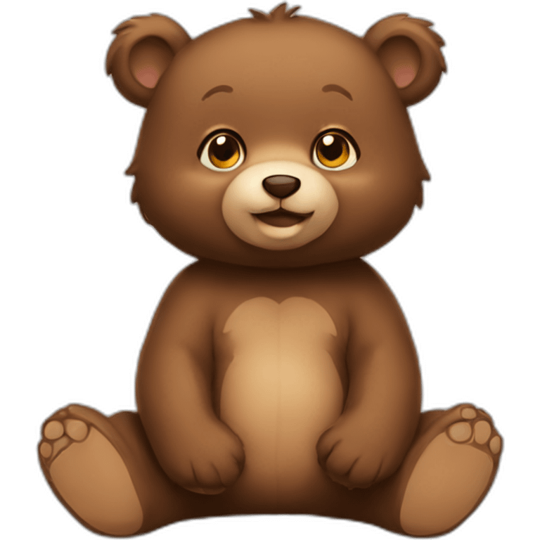 baby bear emoji