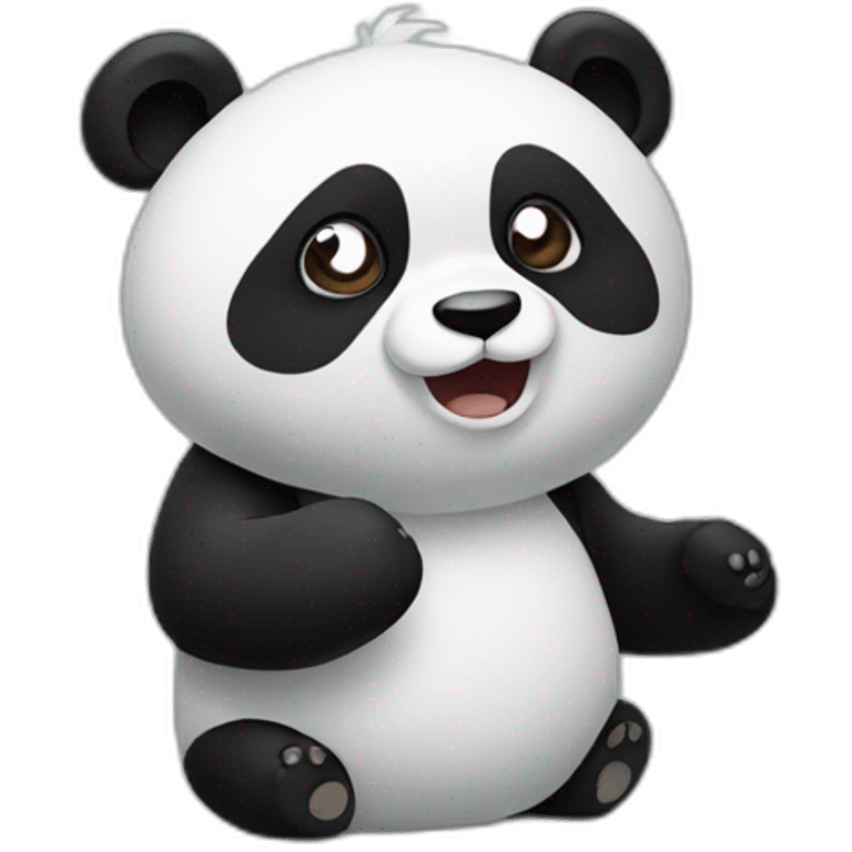 panda qui dab emoji