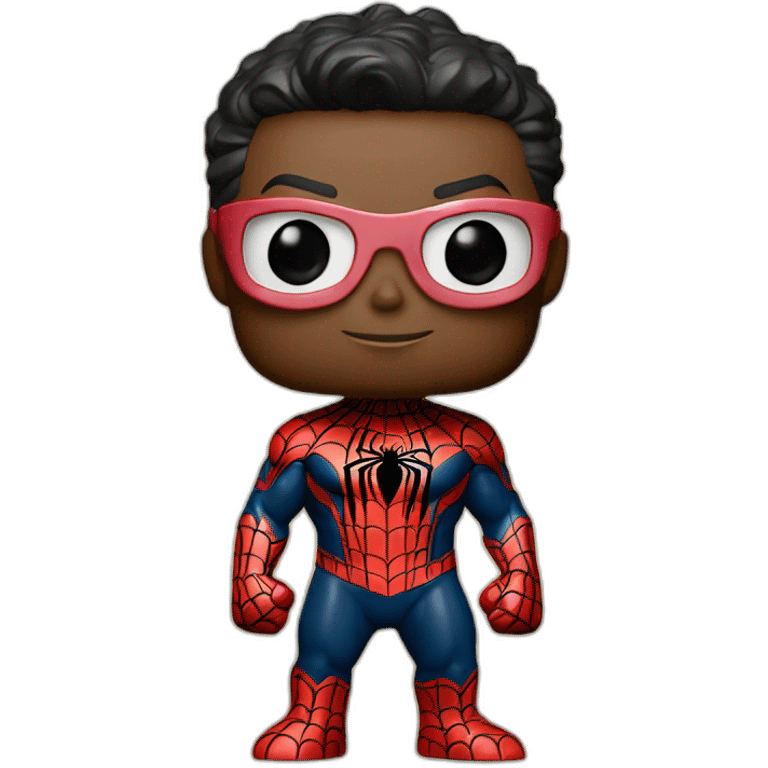 Funko pop spiderman emoji