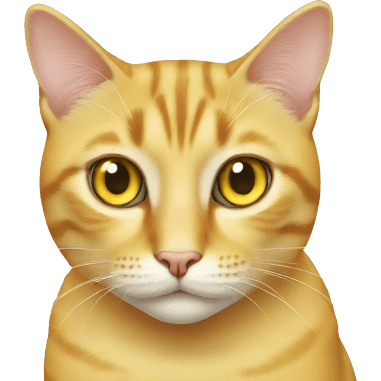 cat with just one eye, yellow cat emoji