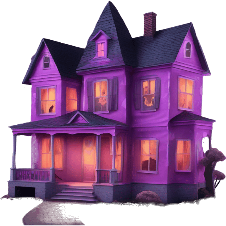 barbie’s run-down frightening haunted dream house nightmare scenario moon emoji