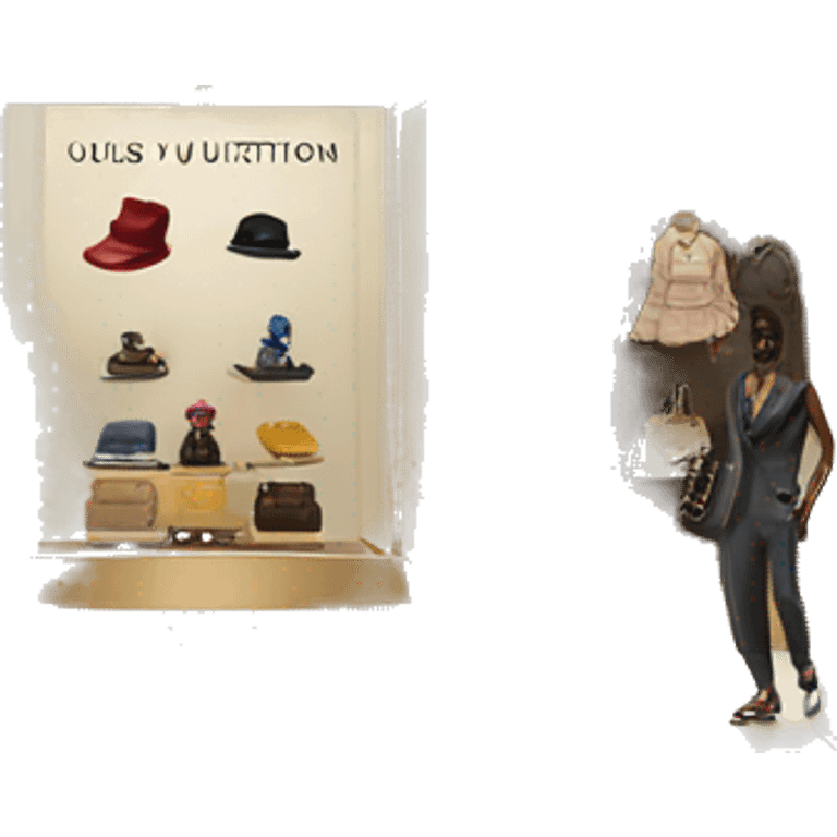 Louis Vuitton boutique emoji