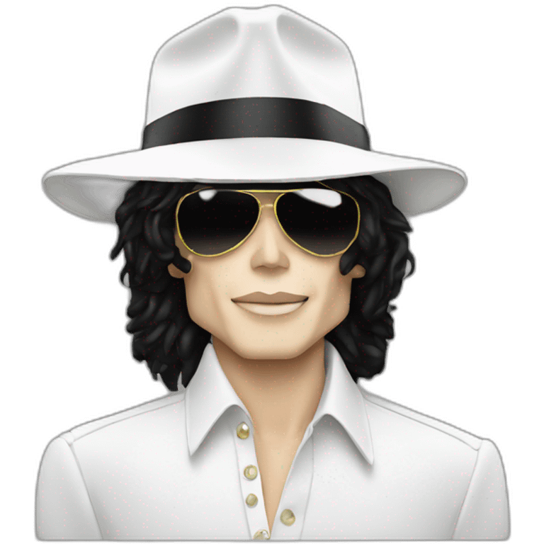 white michael jackson emoji