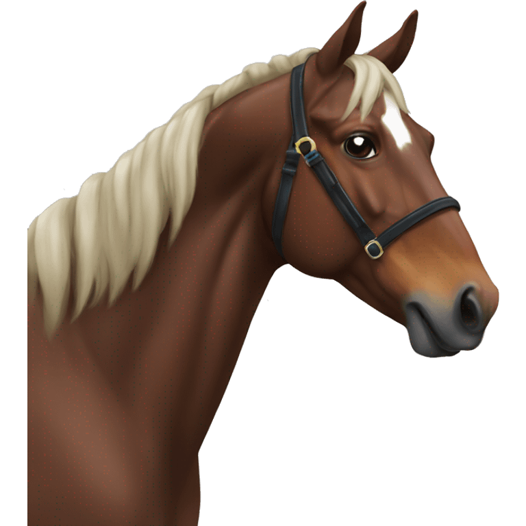 Bay horse emoji