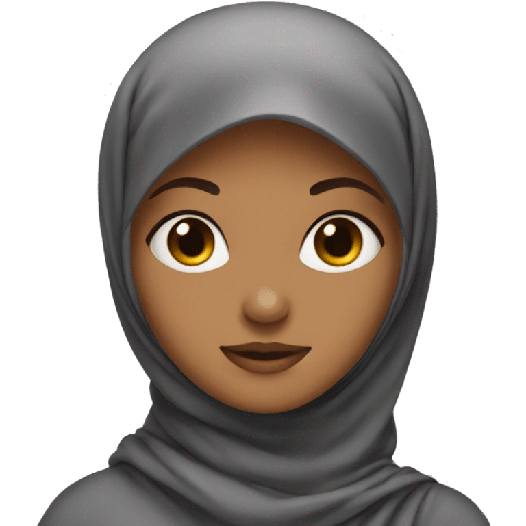 Girl with an hijab emoji